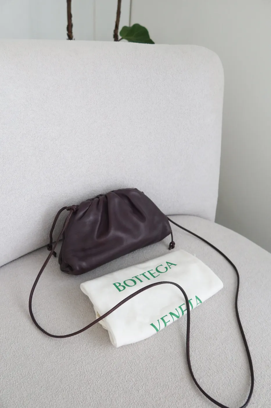 Bolsa Bottega Pouch Mini Roxo - 3