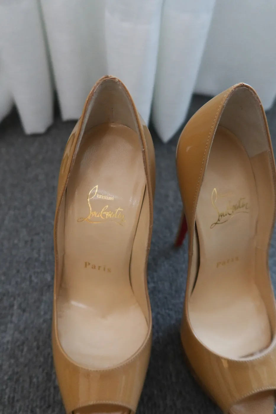Salto Christian Louboutin Peep Toe 34 - 5