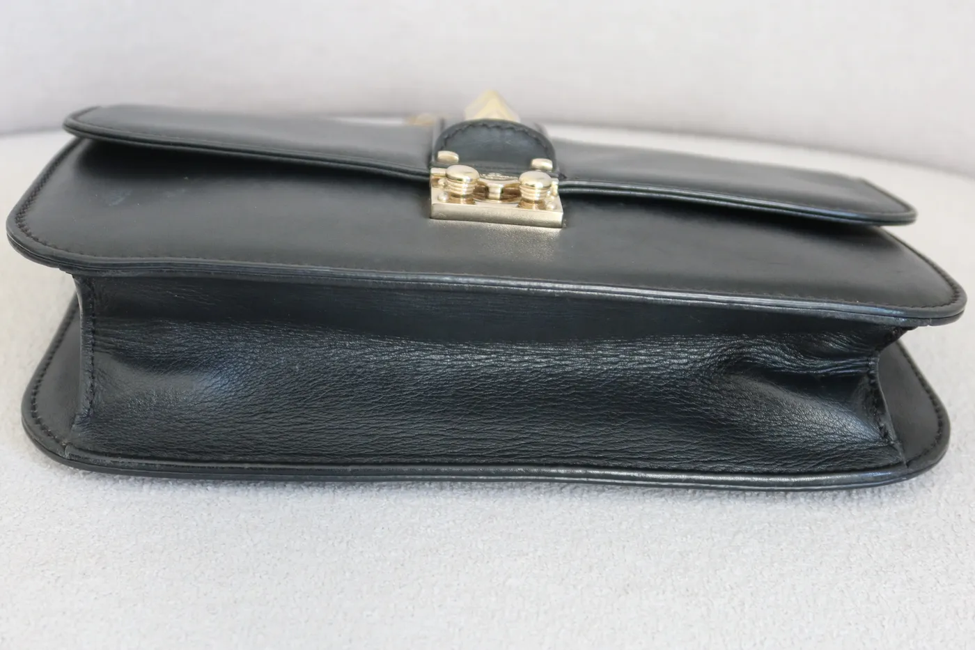 Valentino Glam Lock Small Preto - 7