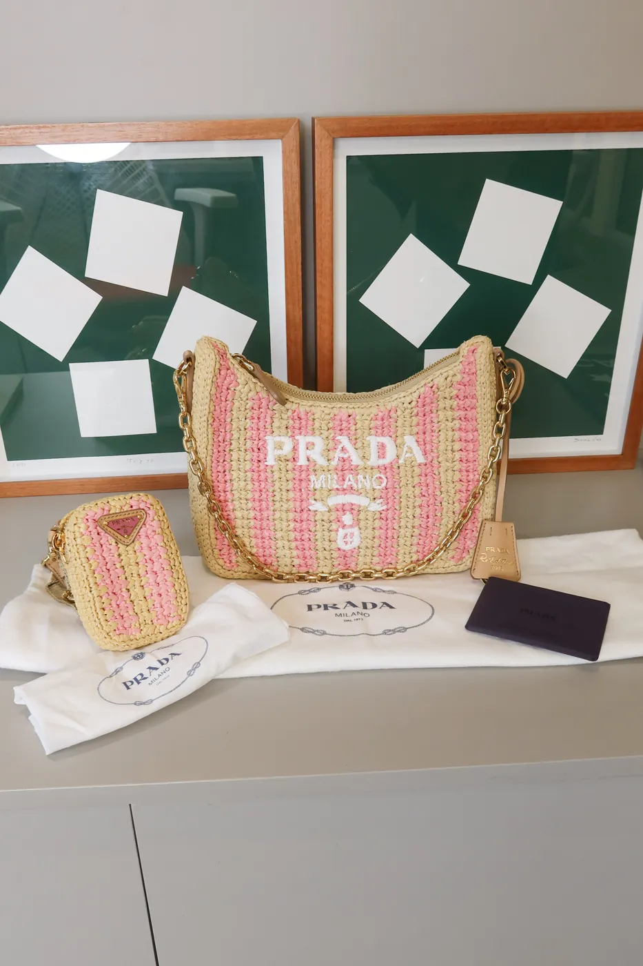 Bolsa Prada Re-Edition 2005 Raffia - 2
