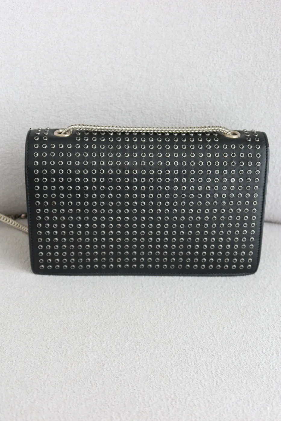 Bolsa Saint Laurent Studded Betty Chain Preta - 5