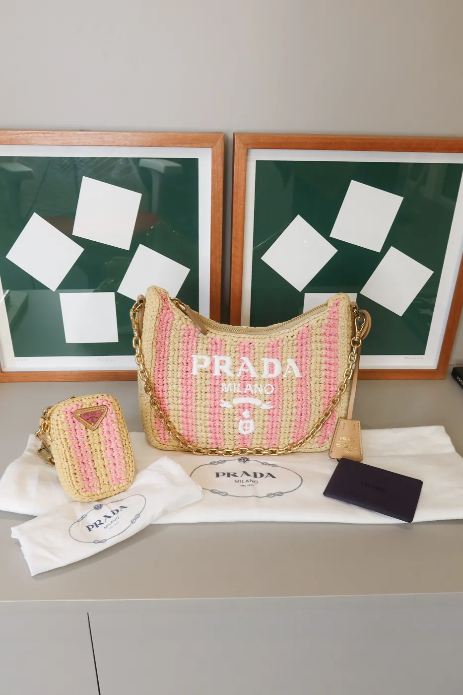 Bolsa Prada Re-Edition 2005 Raffia - 3