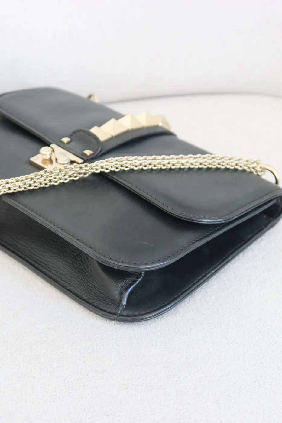 Valentino Glam Lock Small Preto - 5