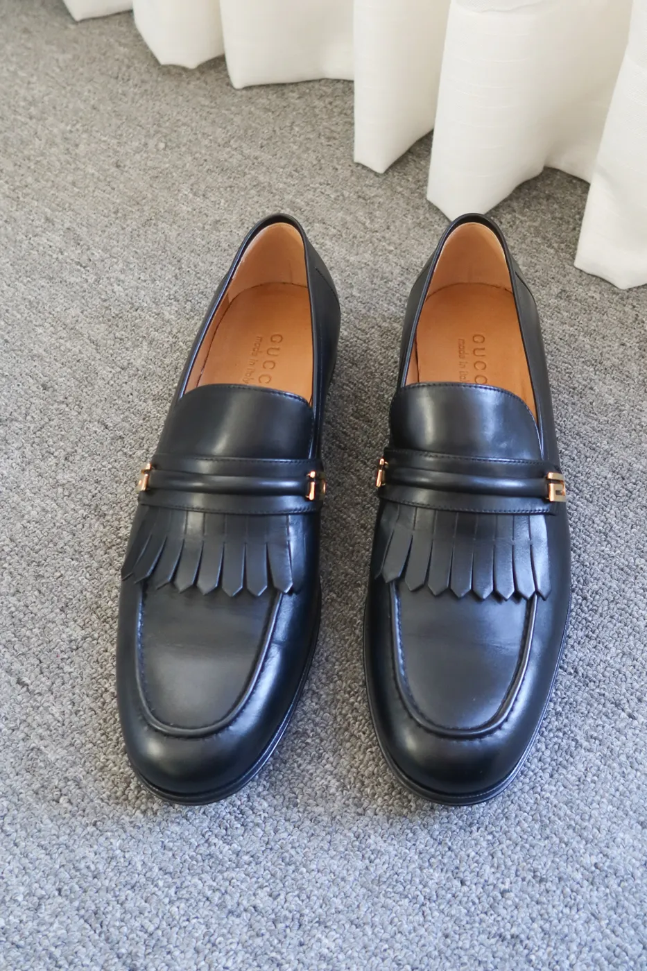 Mocassim Gucci Fringe Mocassim Preto - 7
