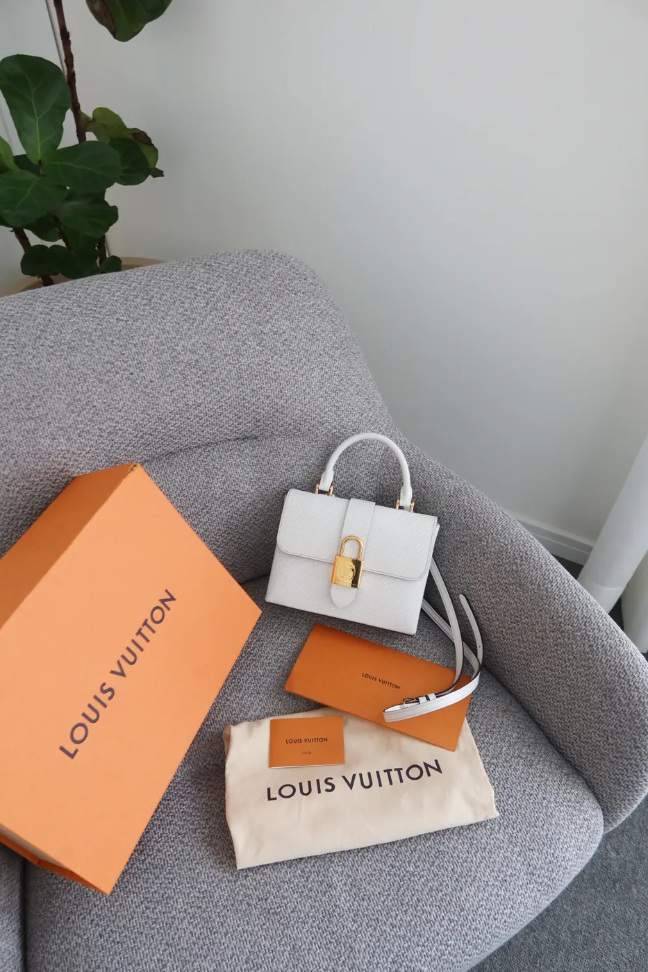 Bolsa Louis Vuitton Locky BB Branco - 2
