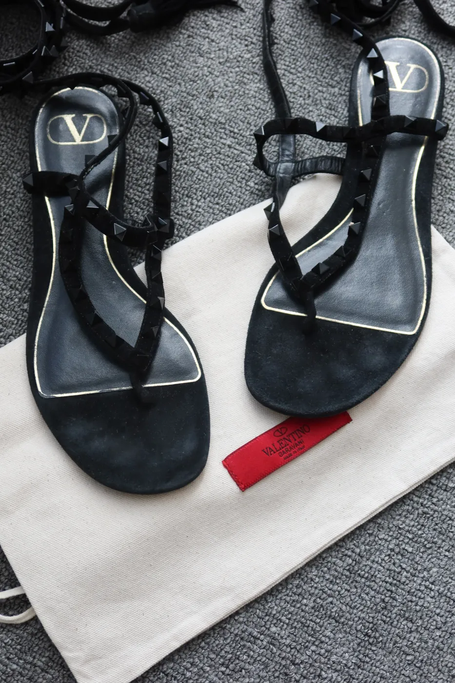 Rasteira Valentino Garavani Rockstud Preta 36 - 2