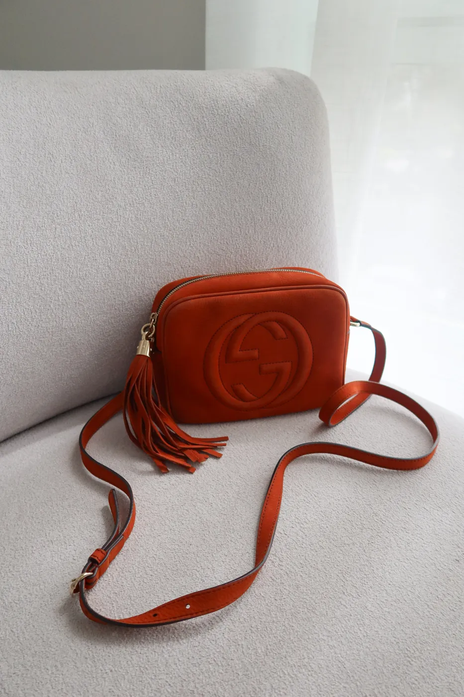 Bolsa Gucci Soho Disco Laranja - 4