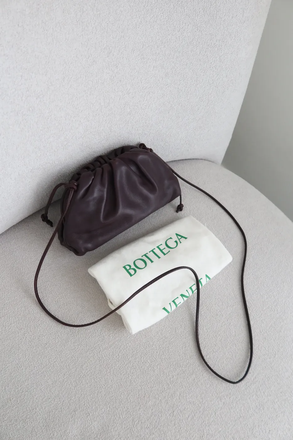 Bolsa Bottega Pouch Mini Roxo - 4
