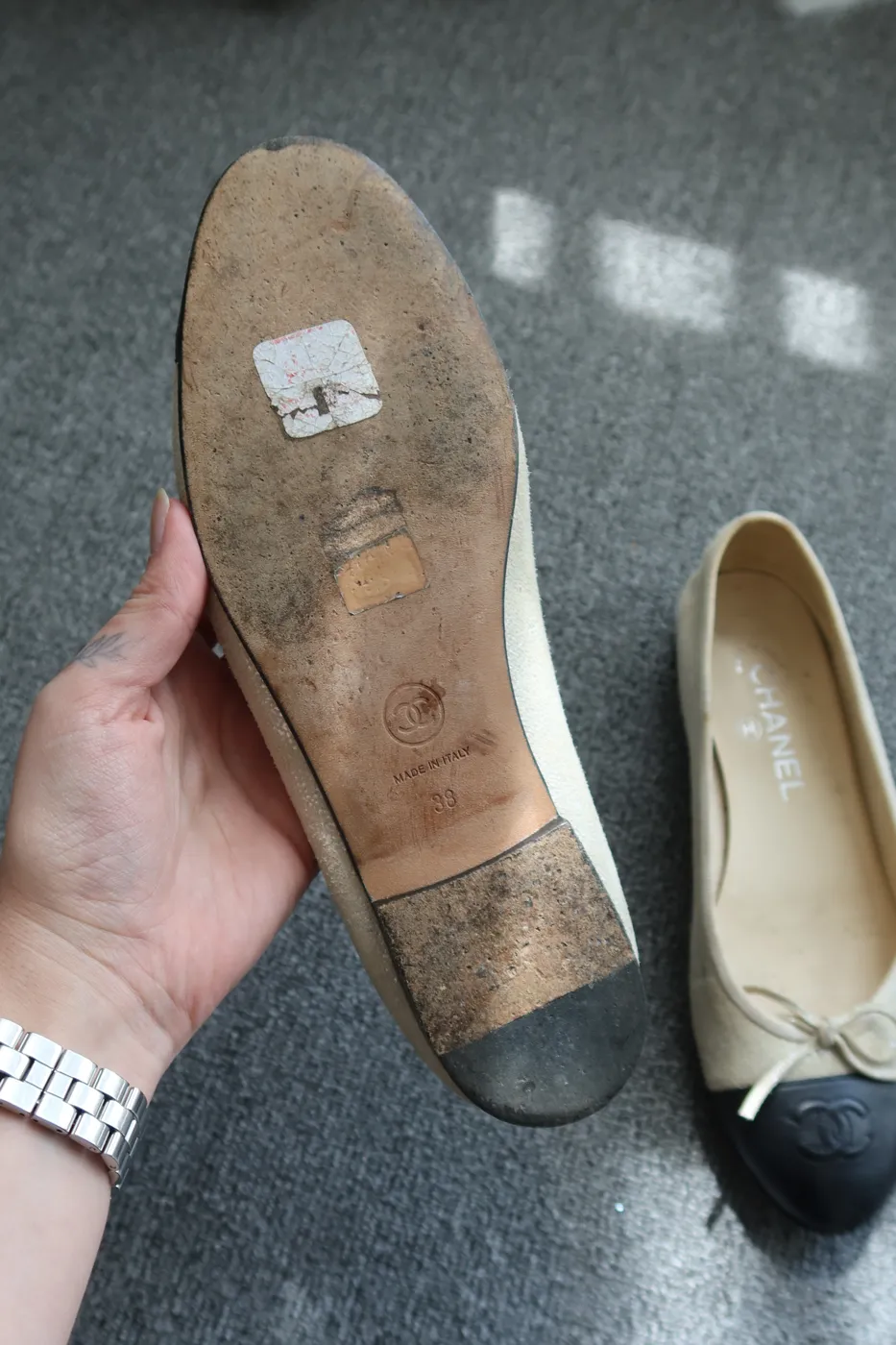 Sapatilha Chanel Bicolor 36 - 3