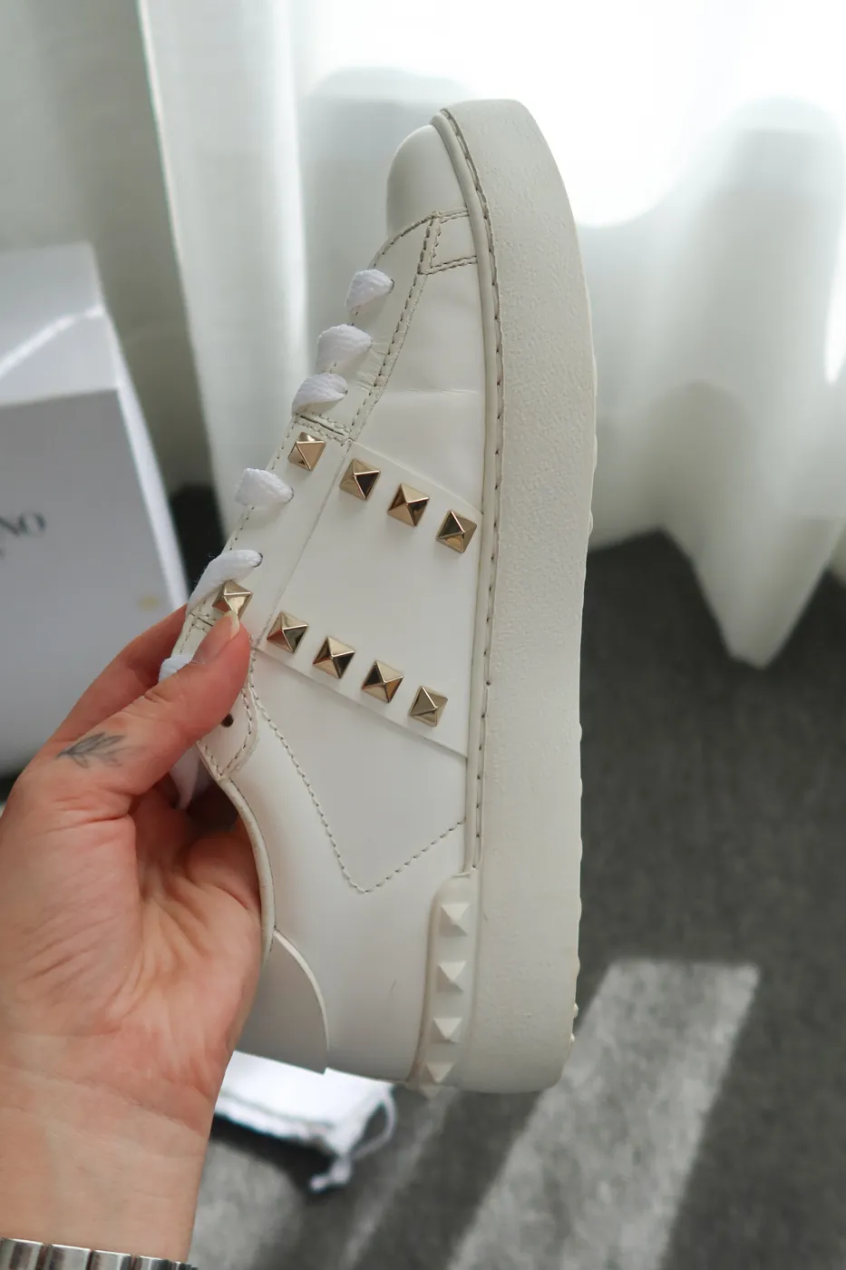 Tênis Valentino Garavani Rockstud Untitled 37 - 7