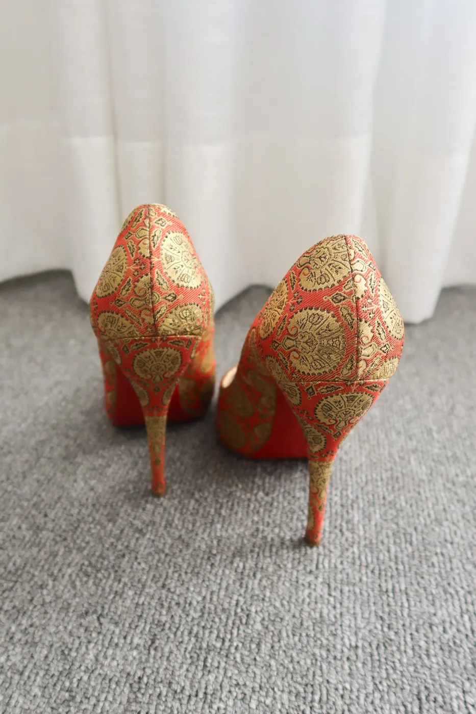 Salto Christian Louboutin Very Prive Jaquard 35,5 - 4