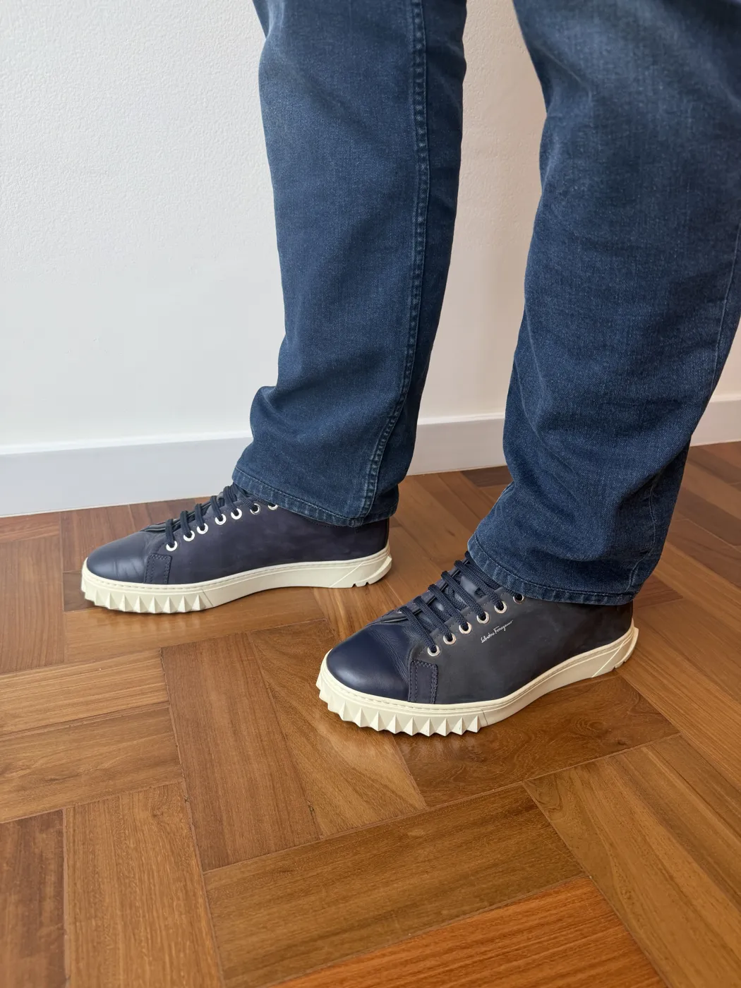 Tênis Ferragamo Azul 40,5 - 7