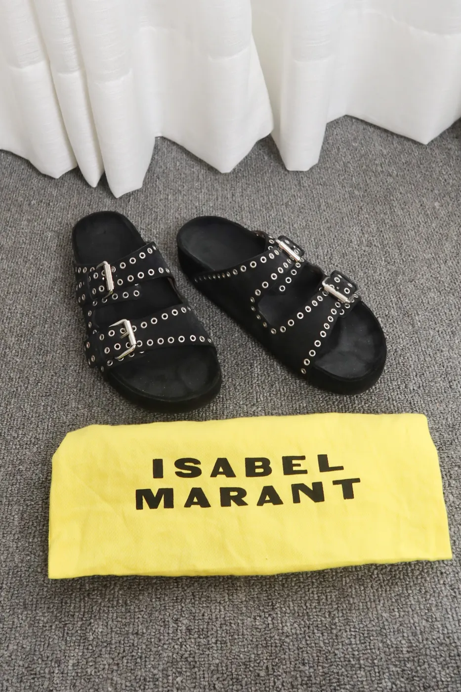 Papete Isabel Marant Suede Sandal Lennyo 39 - 3