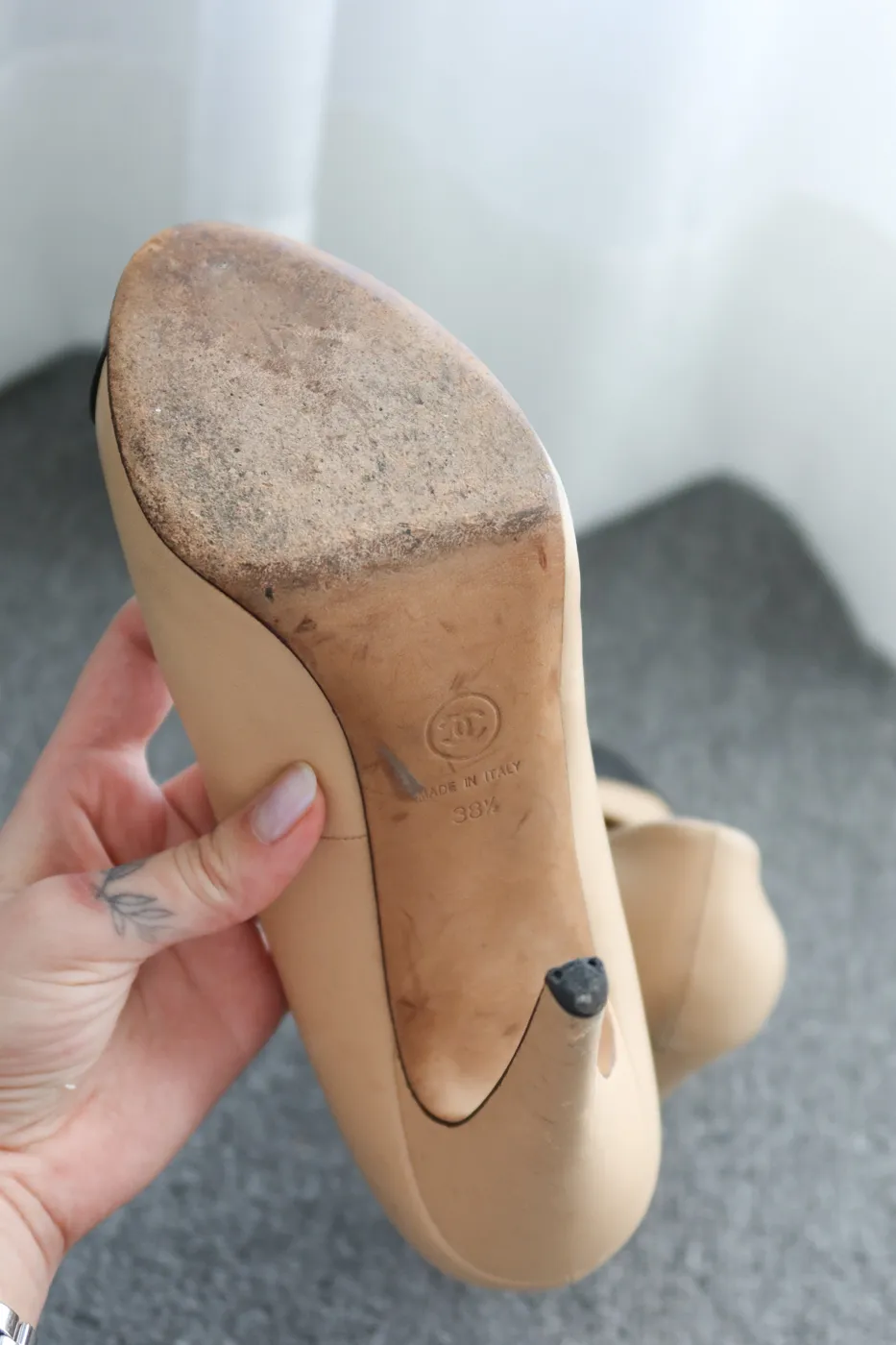Salto Chanel Bicolor Pumps 33,5 - 8