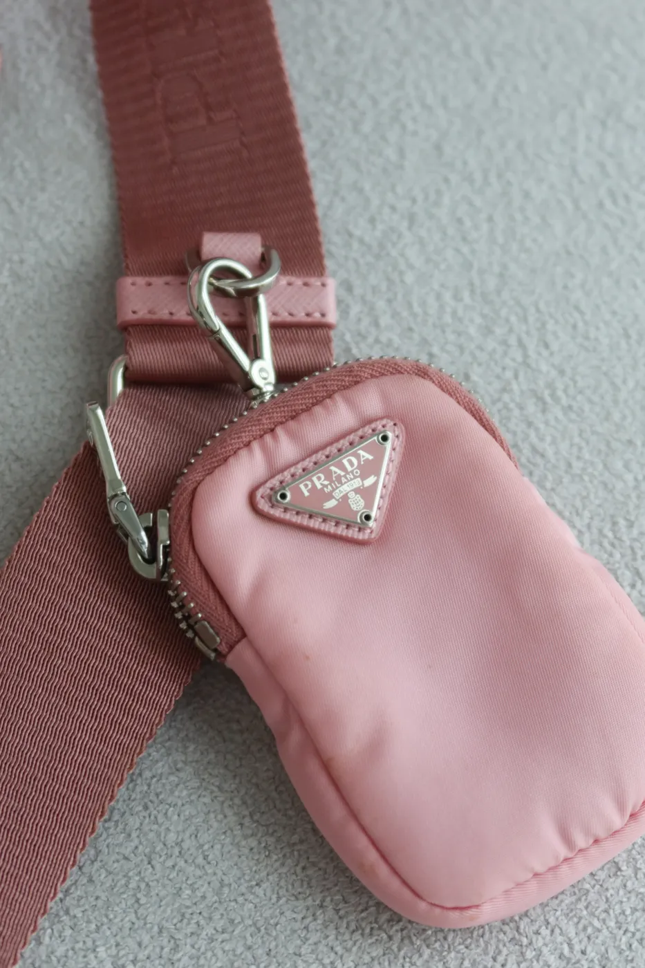 Bolsa Prada Re-Edition 2005 Rosa - 8
