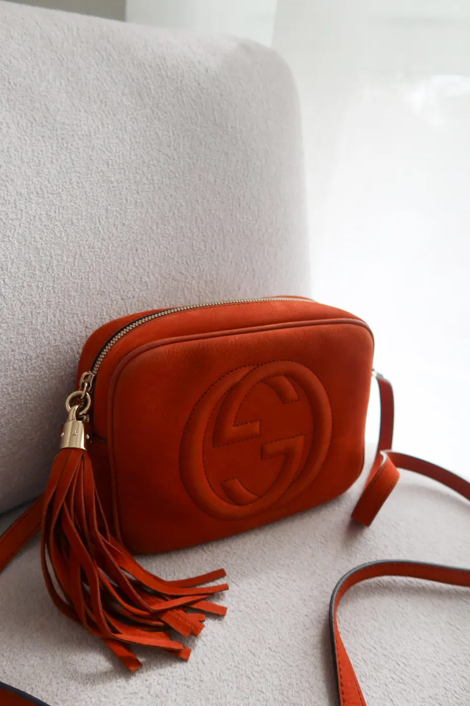 Bolsa Gucci Soho Disco Laranja - 5