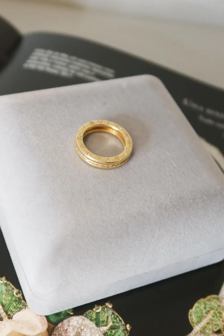 Anel Bvlgari Diamonds B.Zero 1 Dourado - 4