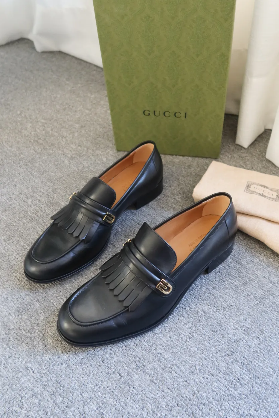 Mocassim Gucci Fringe Mocassim Preto - 5