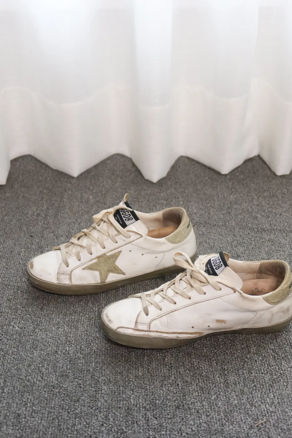 Tênis Golden Goose Super-Star Classic Branco e Dourado - 7