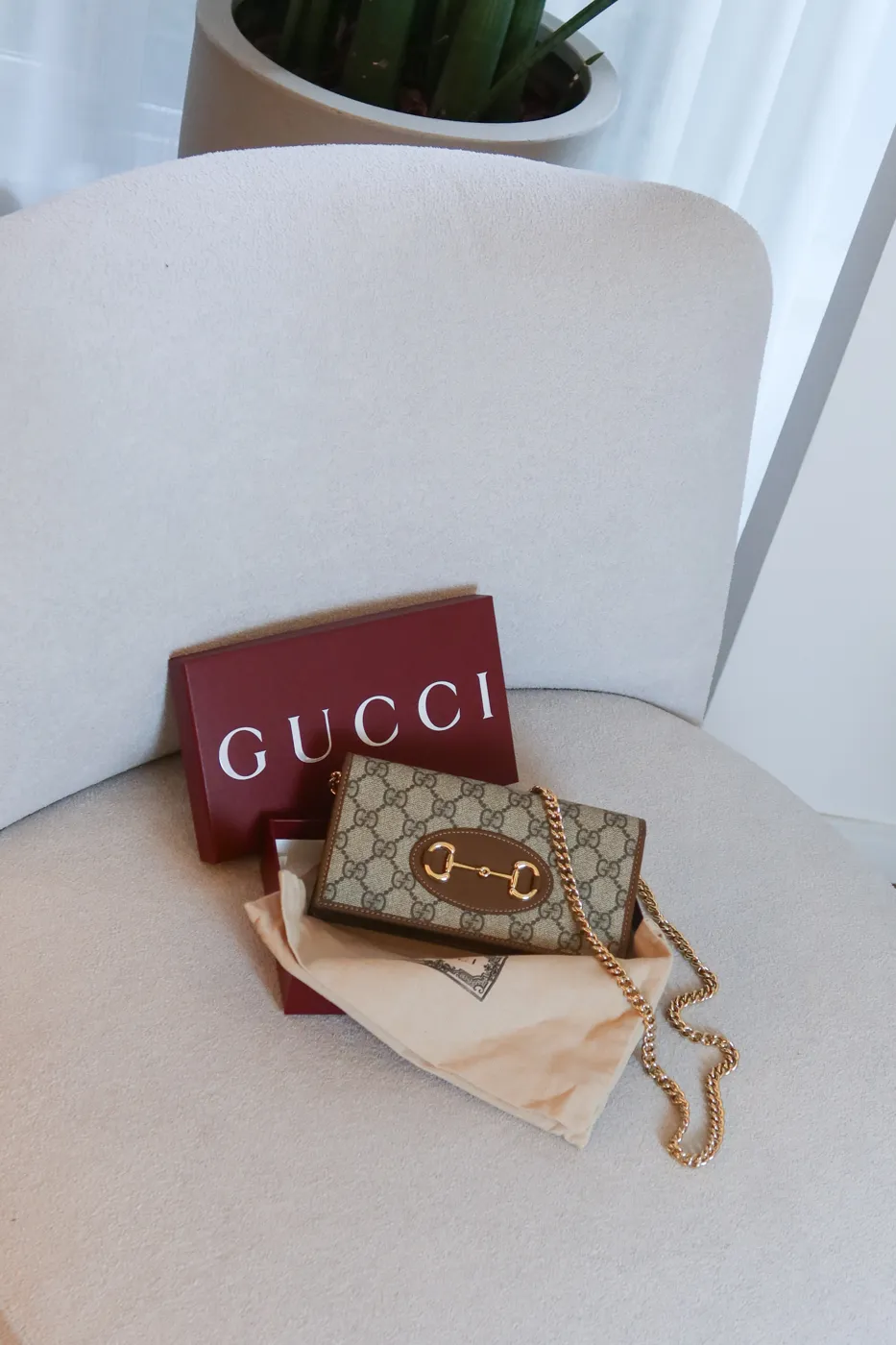 Bolsa Gucci Horsebit 1955 Monograma - 2
