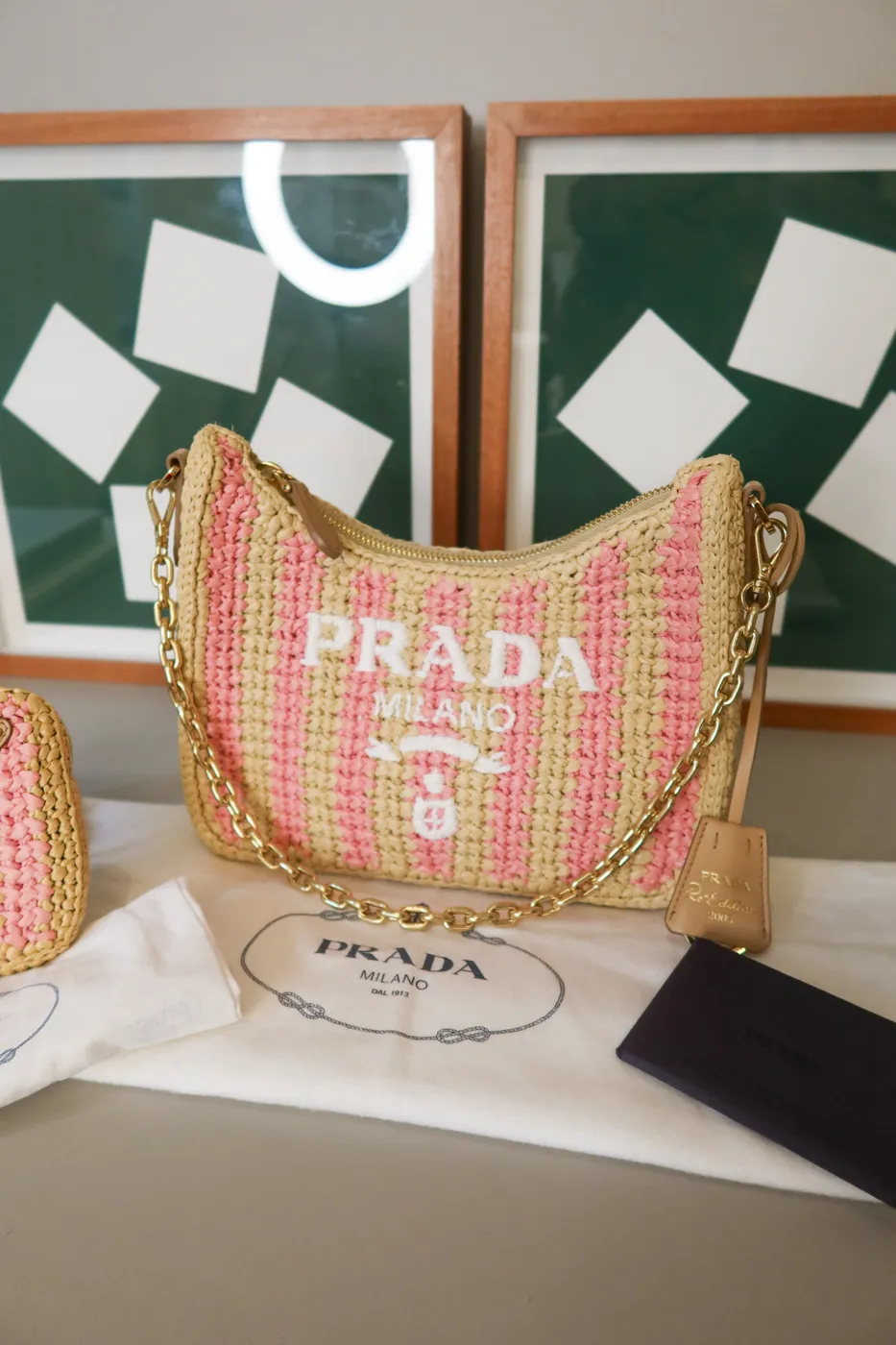 Bolsa Prada Re-Edition 2005 Raffia - 4