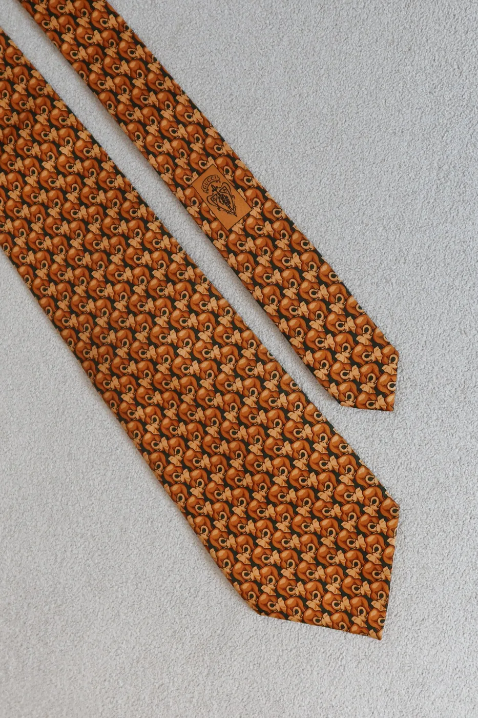 Gravata Gucci Laranja - 3