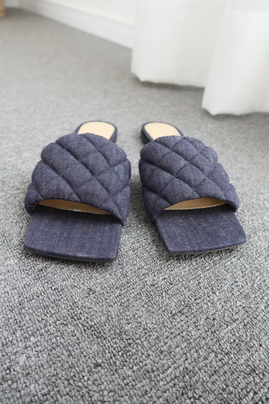 Sandália Bottega Veneta Rasteira The Padded Flat Denim 37 - 5
