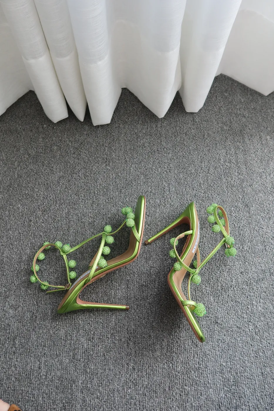 Salto Aquazzura Cha Cha Cha Crystal Sandals 36,5 - 7
