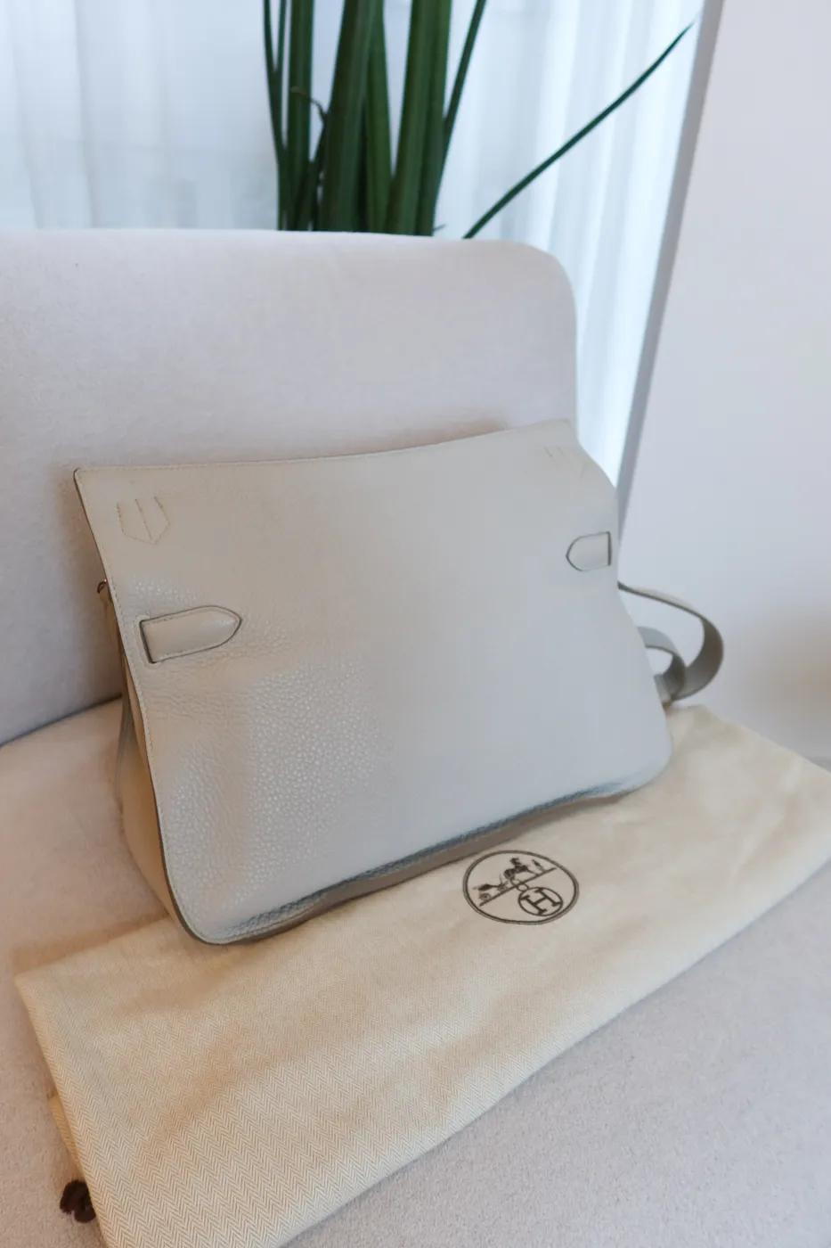 Bolsa Hermès Jypsiere Cinza - 5