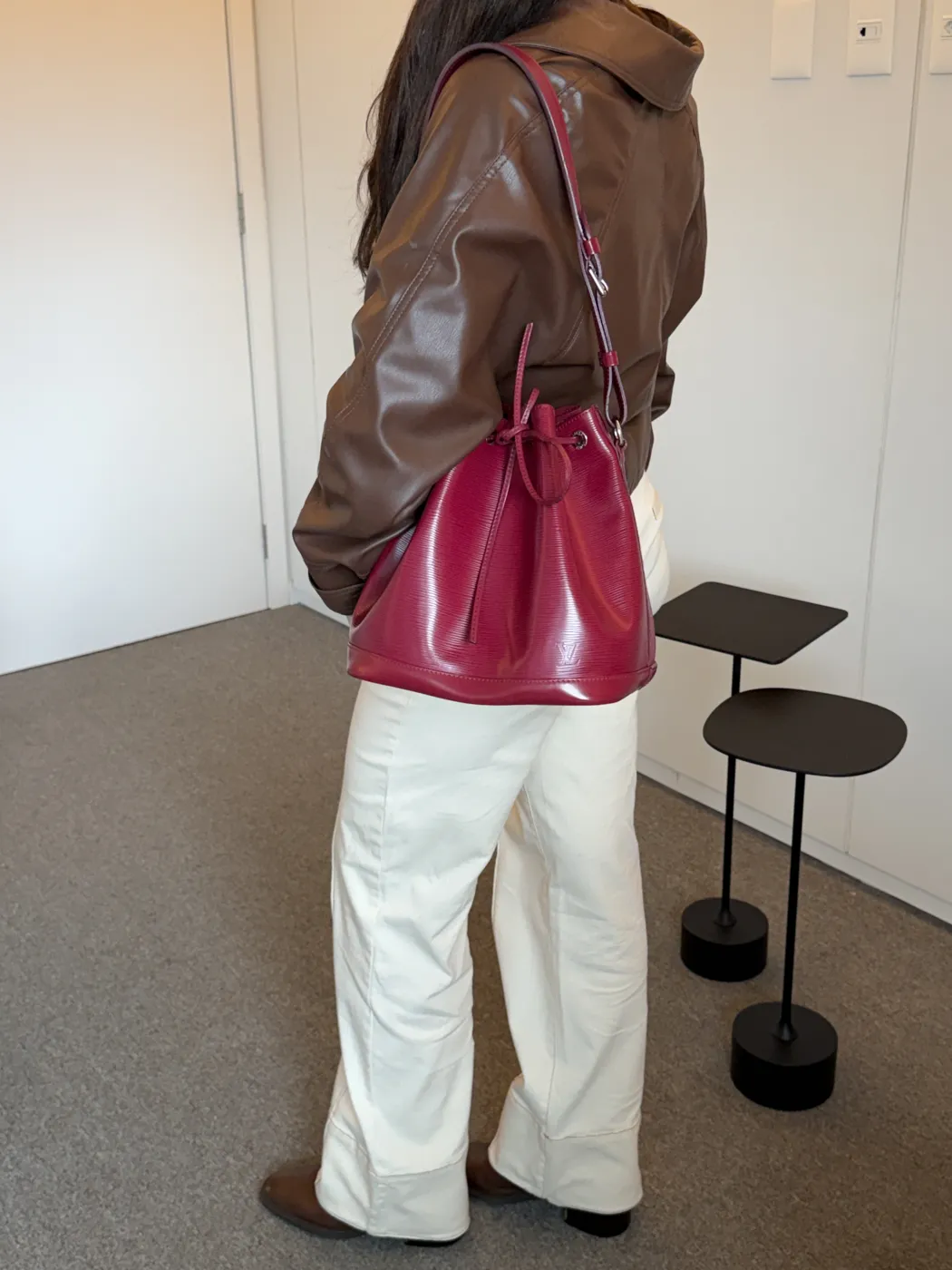 Bolsa Louis Vuitton MM Noe Vermelho - 4