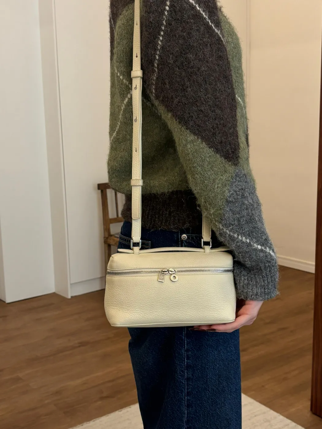 Bolsa Loro Piana L19 Branca - 2