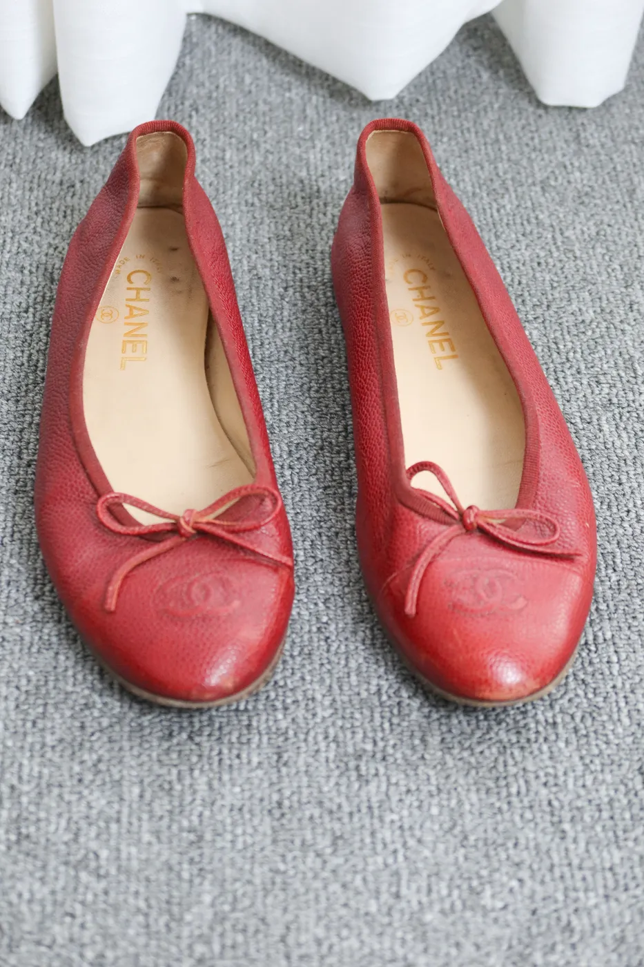 Sapatilha Chanel vermelho 37,5 - 2