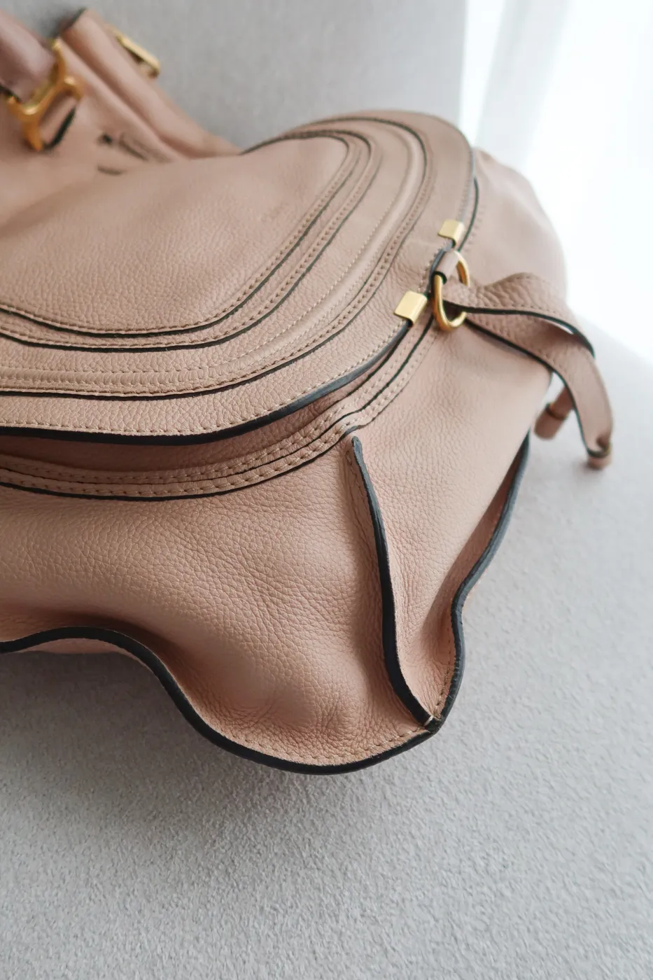 Bolsa Chlóe Tote Marcie BegeB - 6