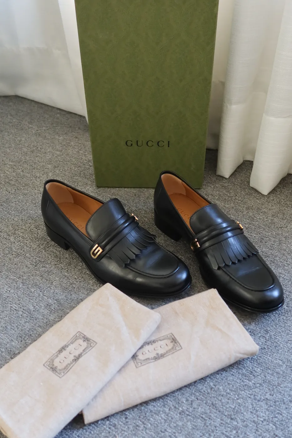 Mocassim Gucci Fringe Mocassim Preto - 2