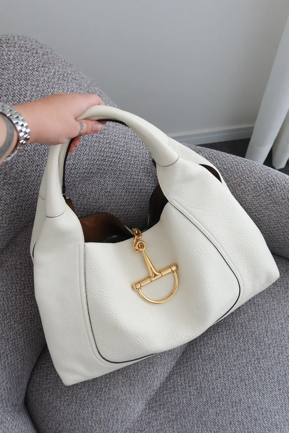 Bolsa Gucci Softbi Branca - 2