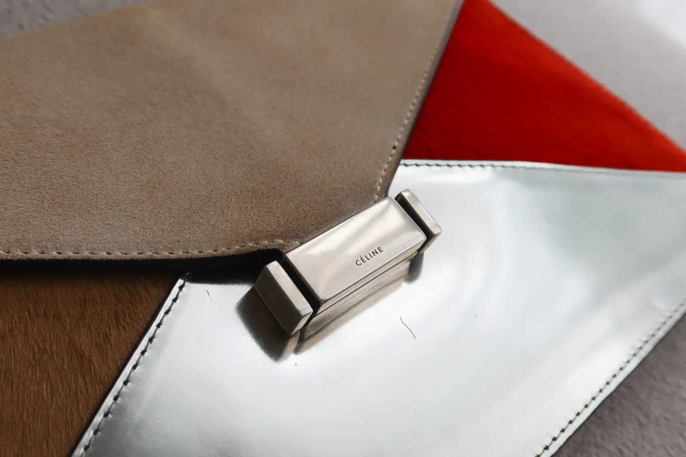 Bolsa Celine Diamond Envelope Colorida - 7