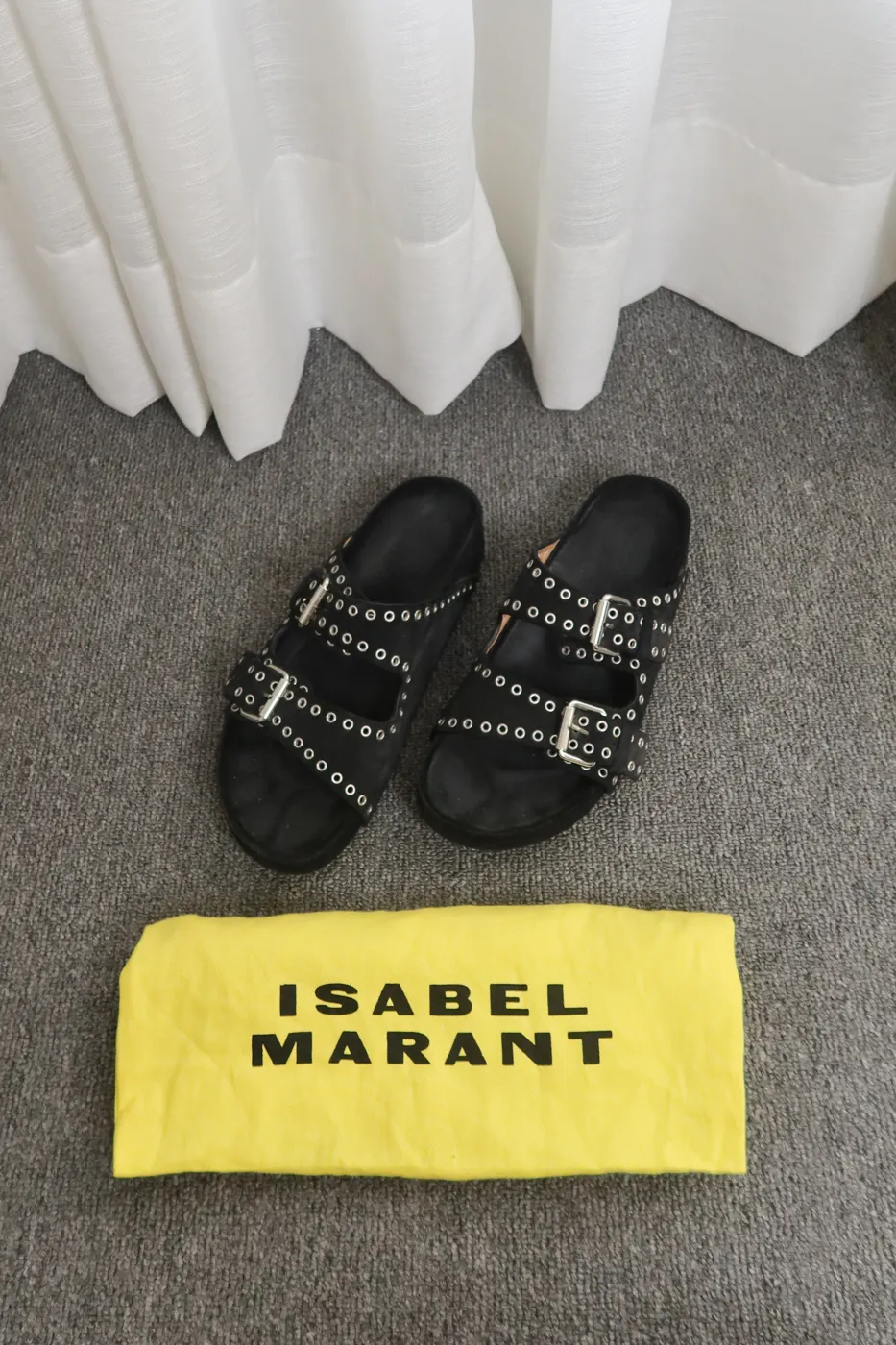 Papete Isabel Marant Suede Sandal Lennyo 39 - 2