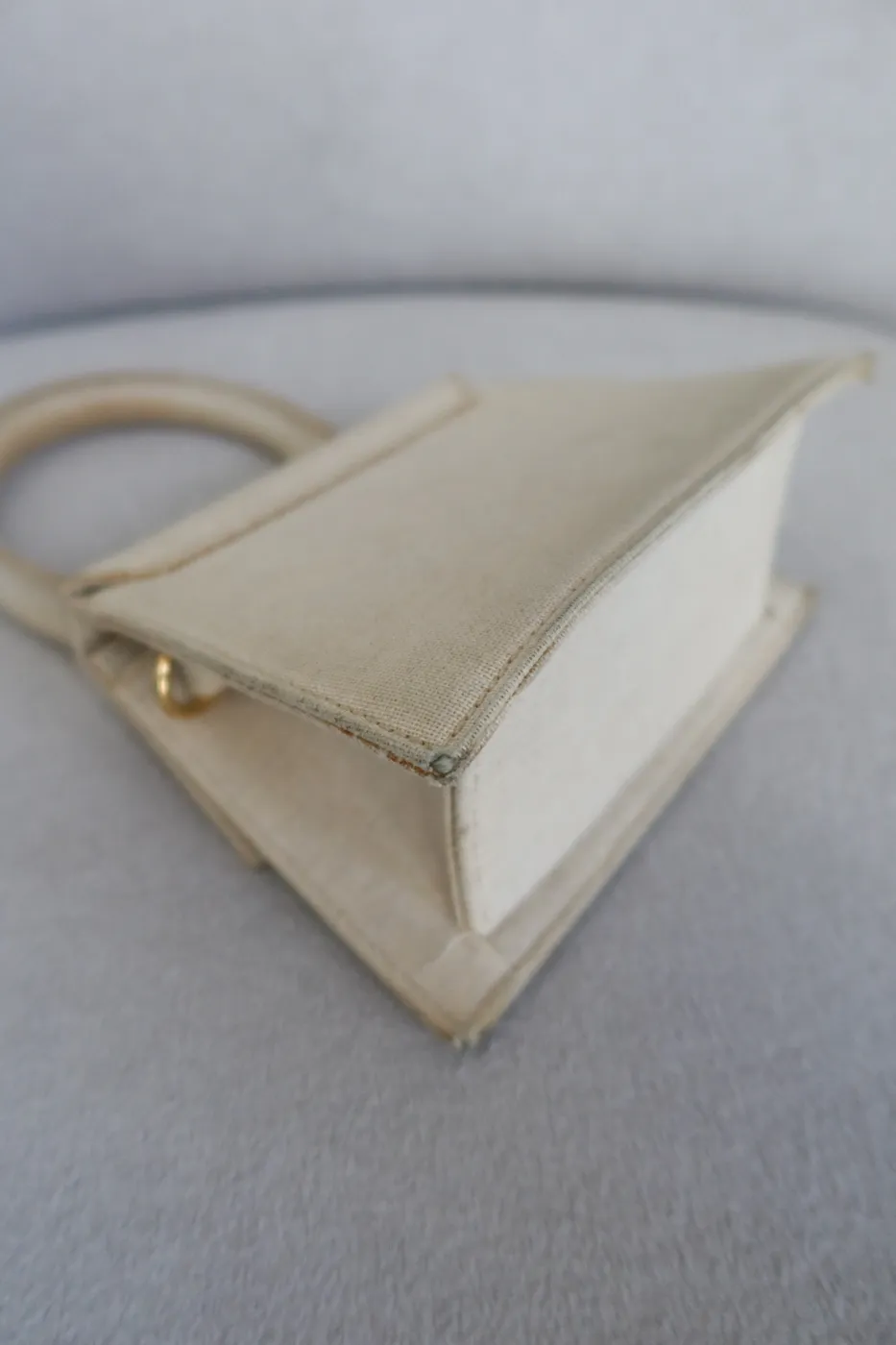 Bolsa Jacquemus Le Chiquito Linho Bege - 8
