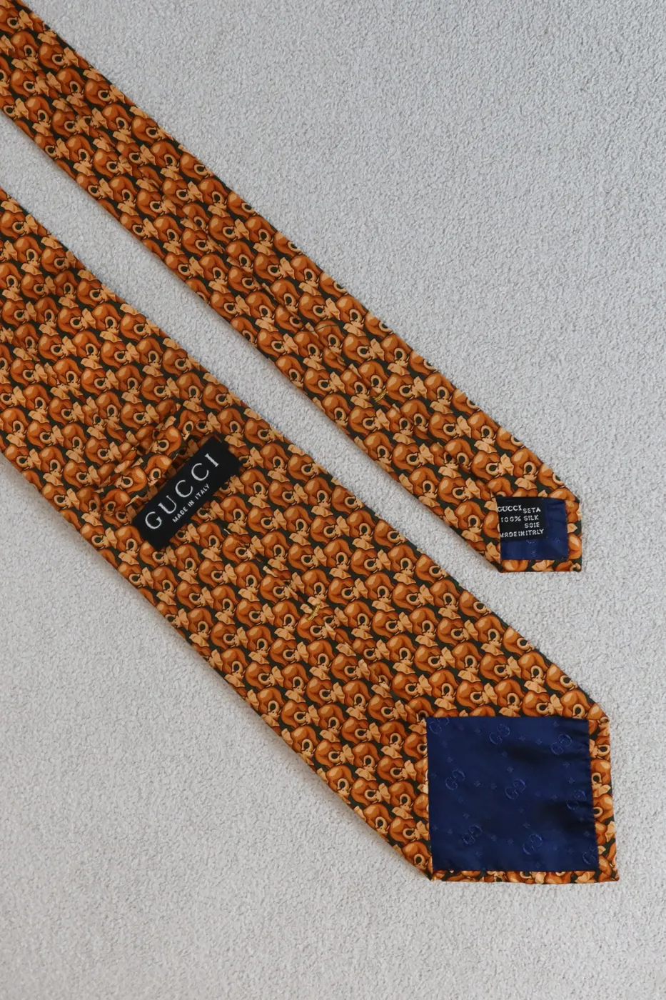 Gravata Gucci Laranja - 4