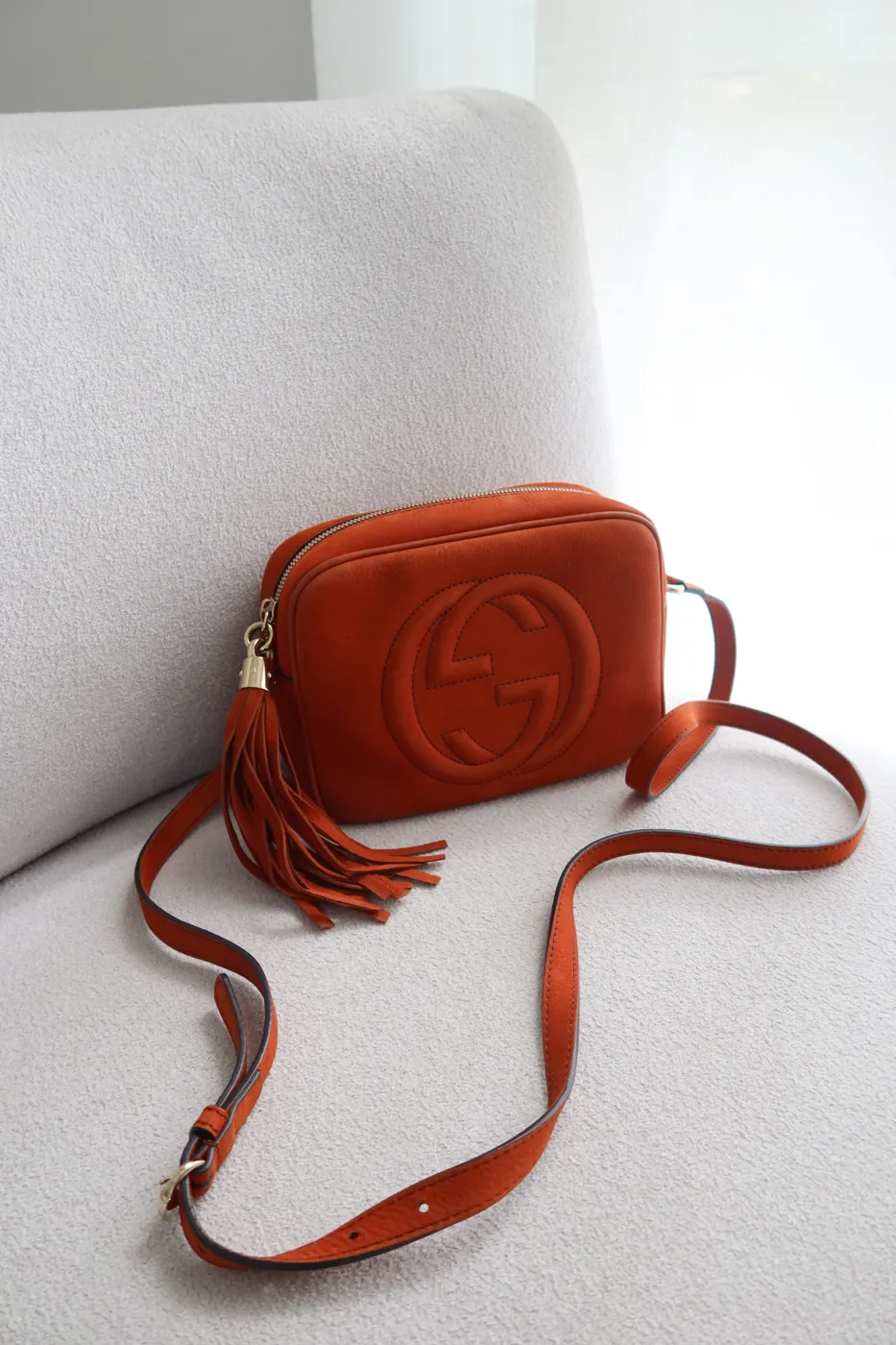 Bolsa Gucci Soho Disco Laranja - 2