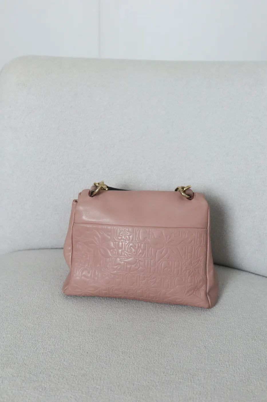 Bolsa Carolina Herrera Baret Rosa - 3