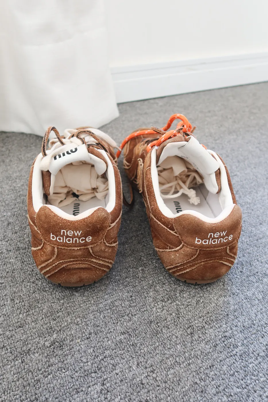 Tênis Miu Miu x New Balance Sneaker 530 SL Suede Cinnamon 38,5 - 8