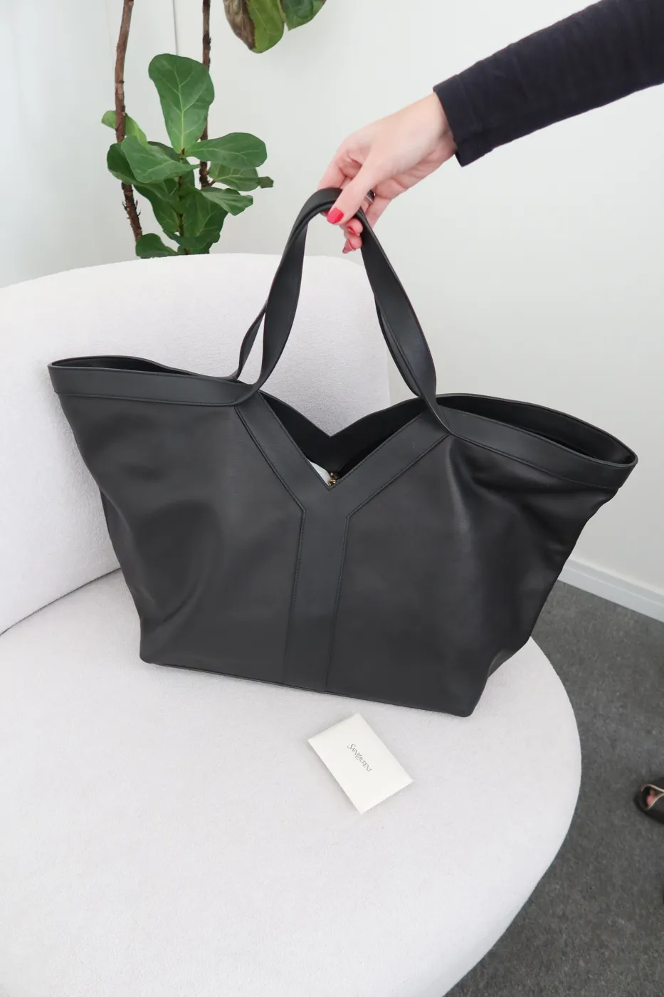 Bolsa YSL Y Tote Preta - 4