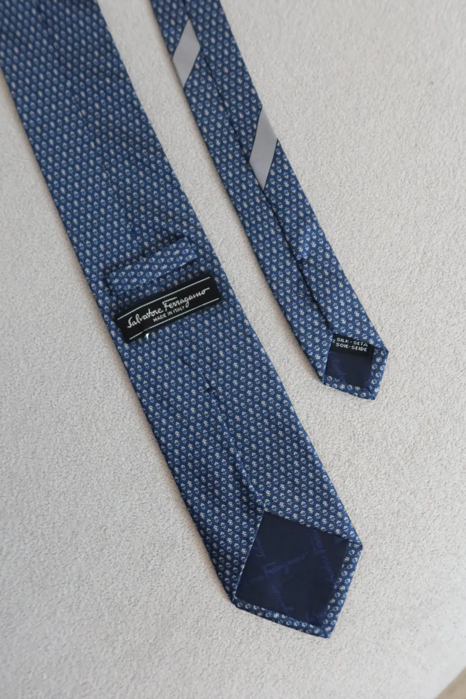 Gravata Ferragamo Azul - 3