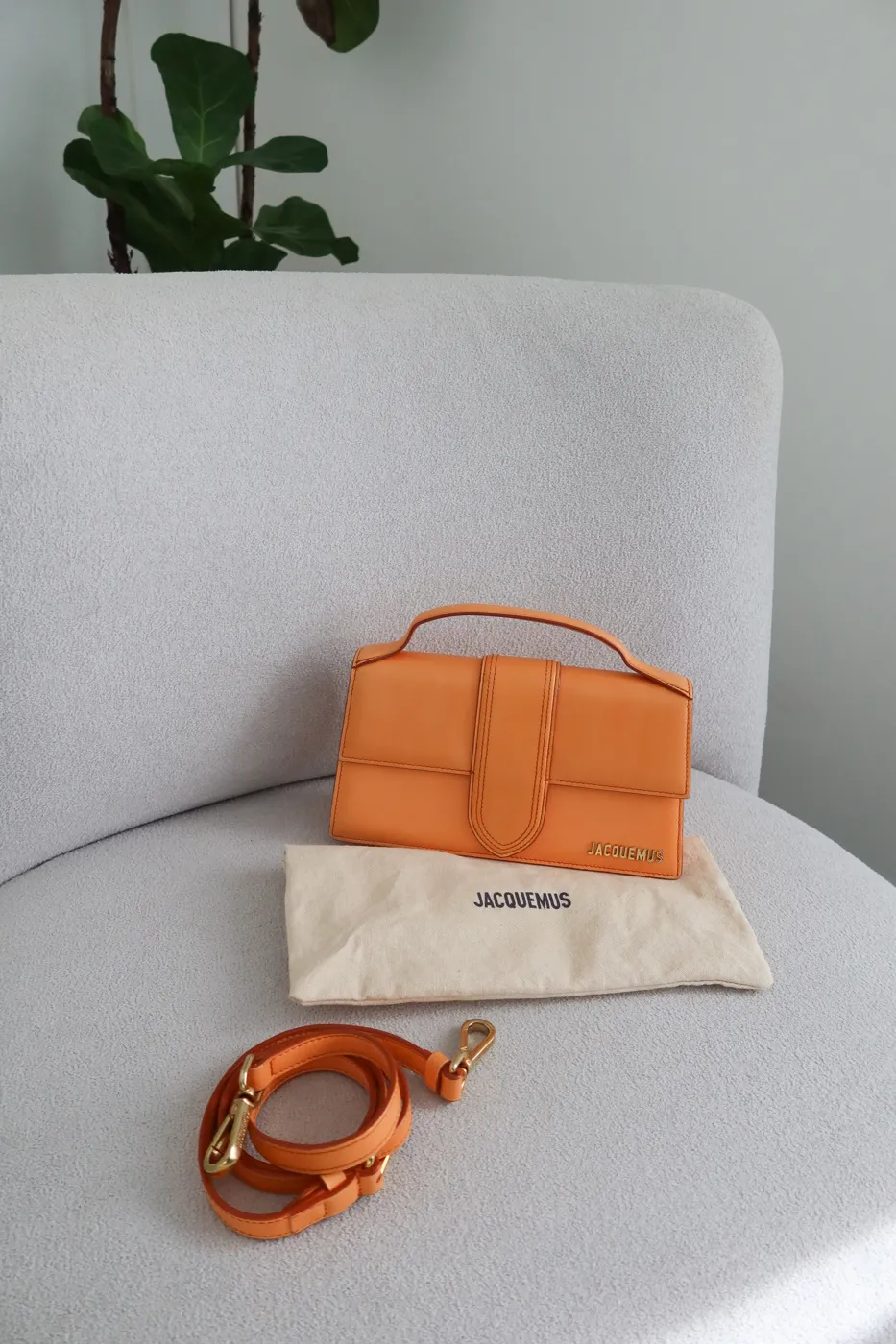Bolsa Jacquemus Le Grand Bambino Laranja - 2