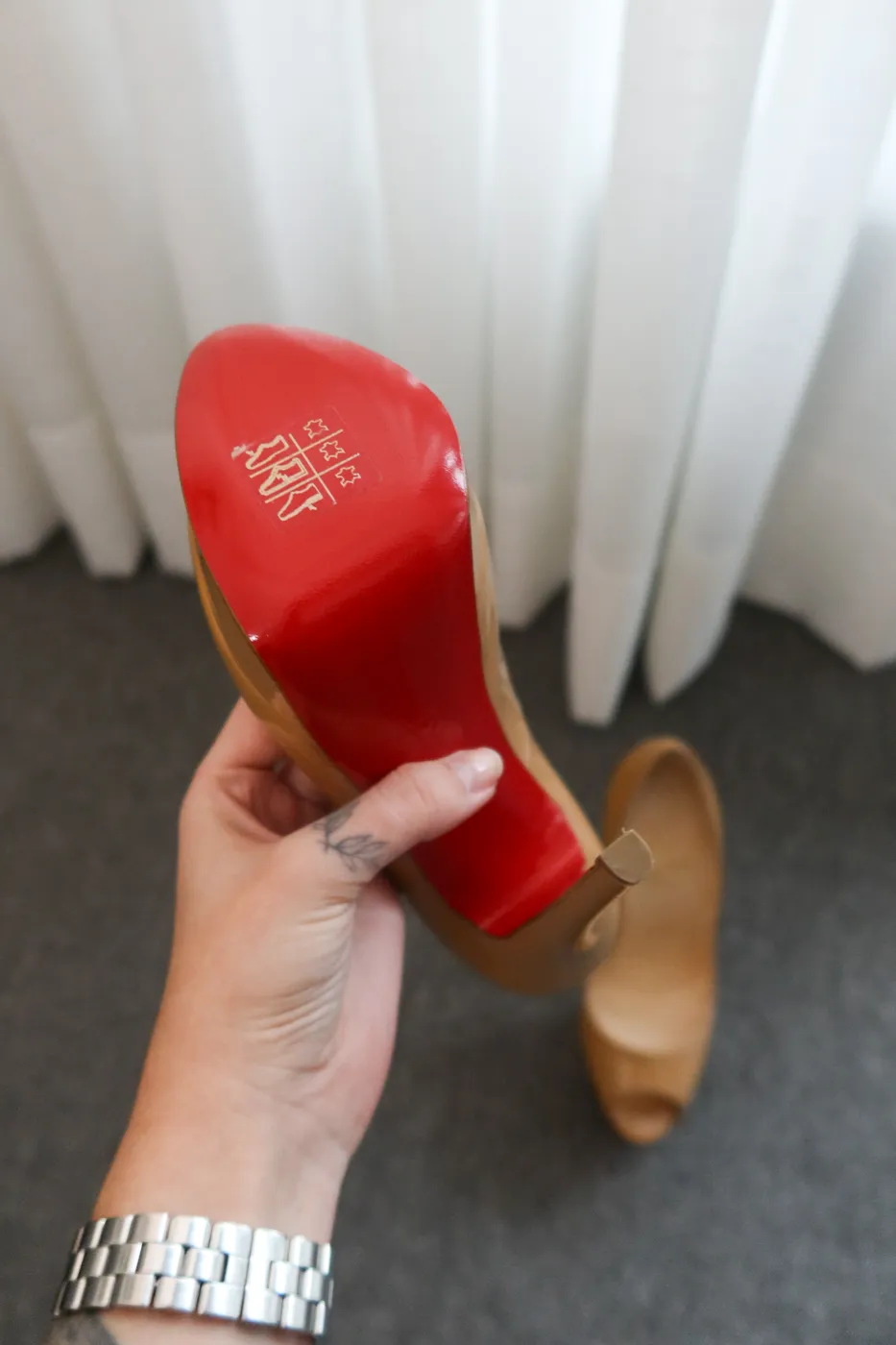 Salto Christian Louboutin Peep Toe 34 - 7