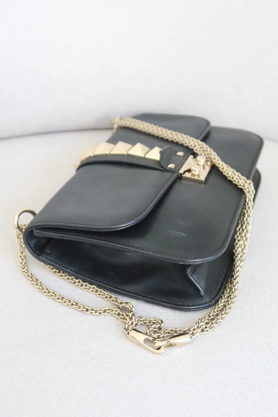 Valentino Glam Lock Small Preto - 6