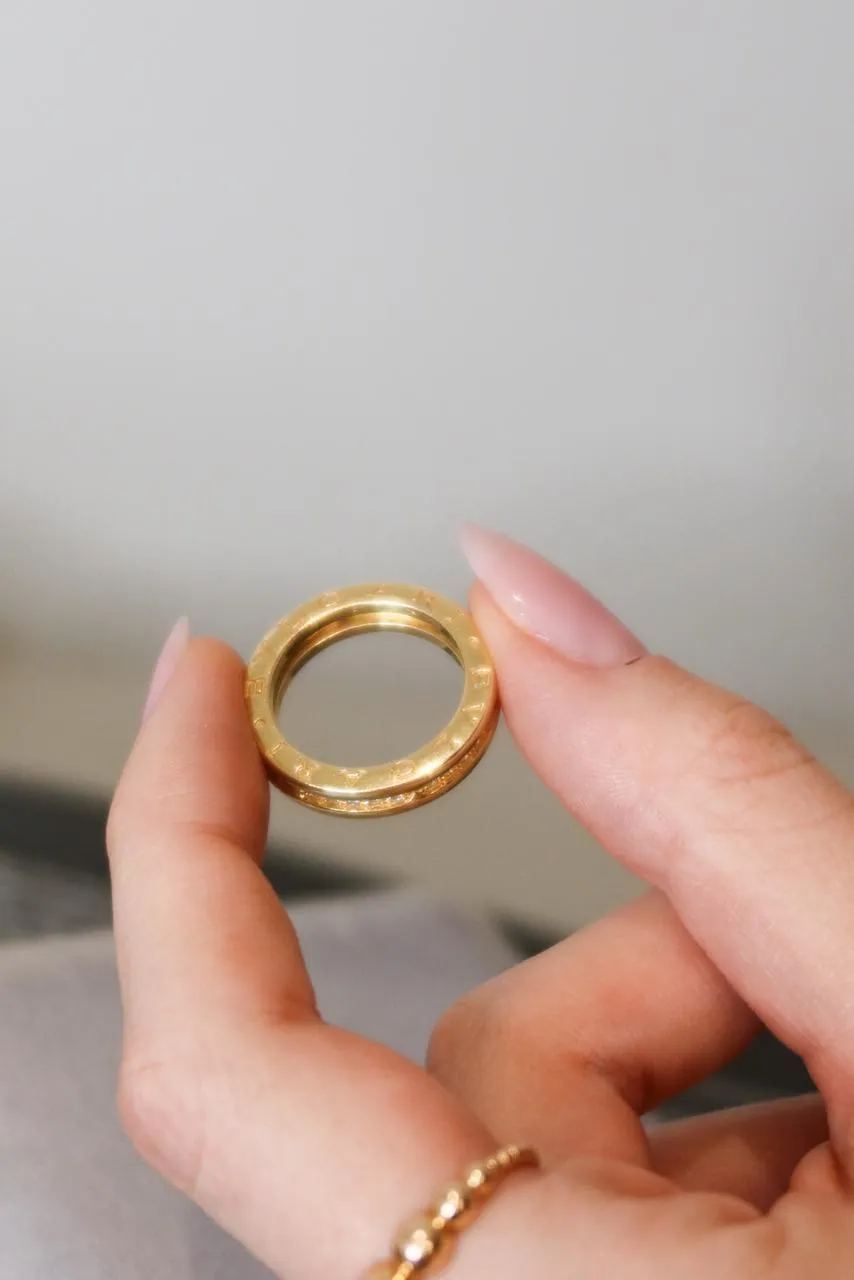 Anel Bvlgari Diamonds B.Zero 1 Dourado - 3