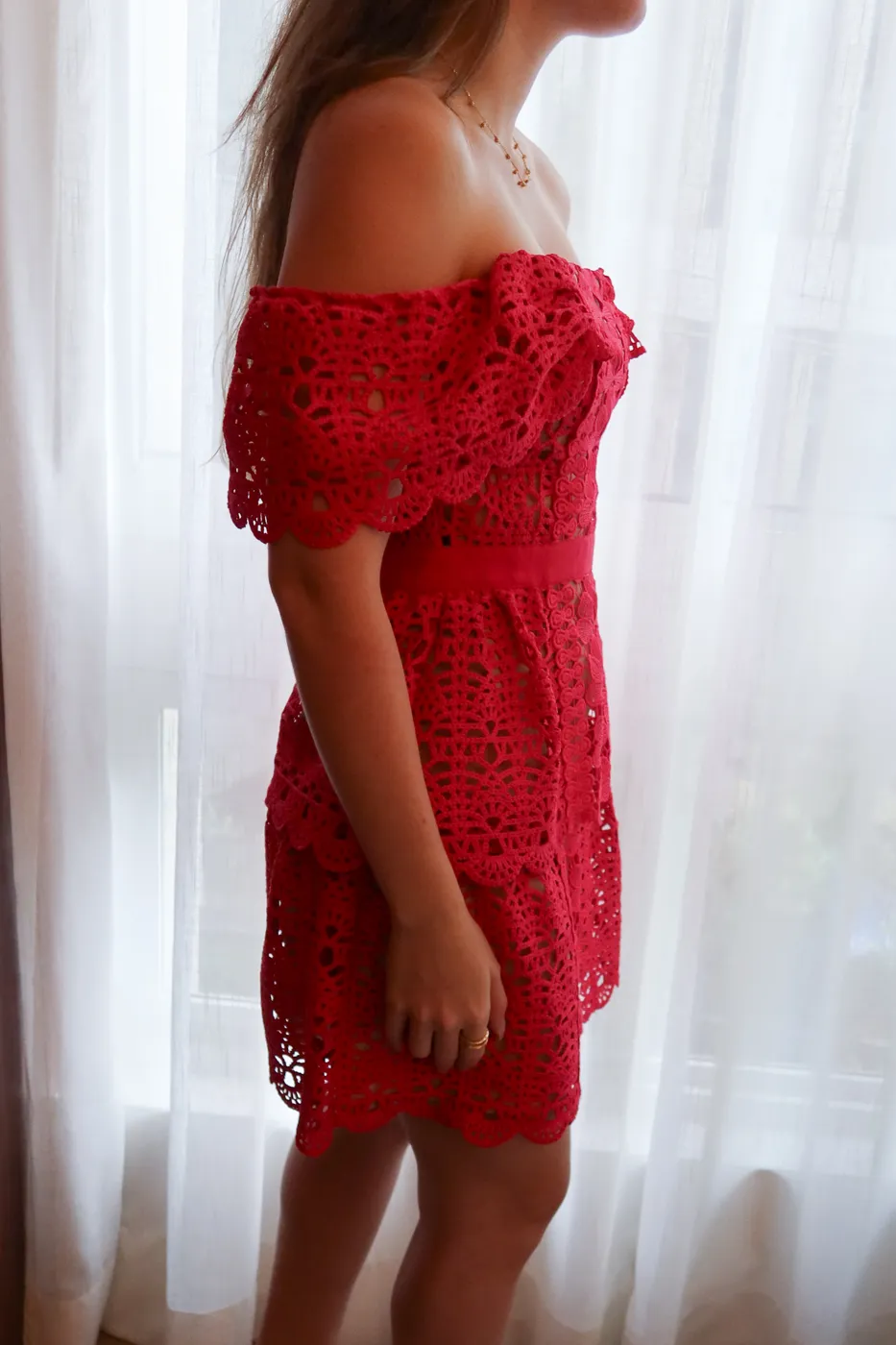 Vestido Self-Portrait Off The Shoulder #865 - 2