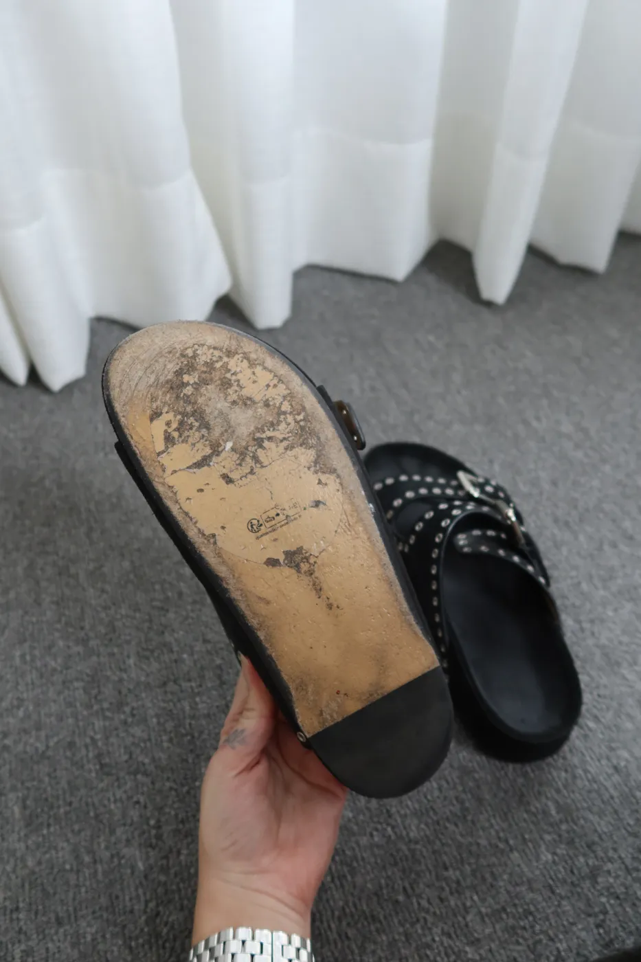 Papete Isabel Marant Suede Sandal Lennyo 39 - 8